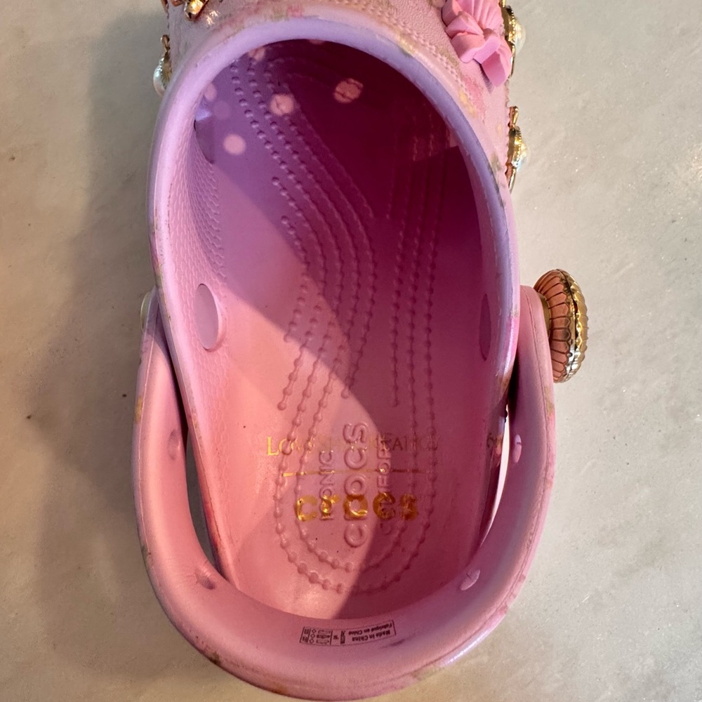 Love Shack Fancy x Crocs collab Platform croc in W6 - Picture 4 of 6